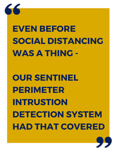 SENTINEL was stanging out from the crowd - Even Before social distancing was a thing copy